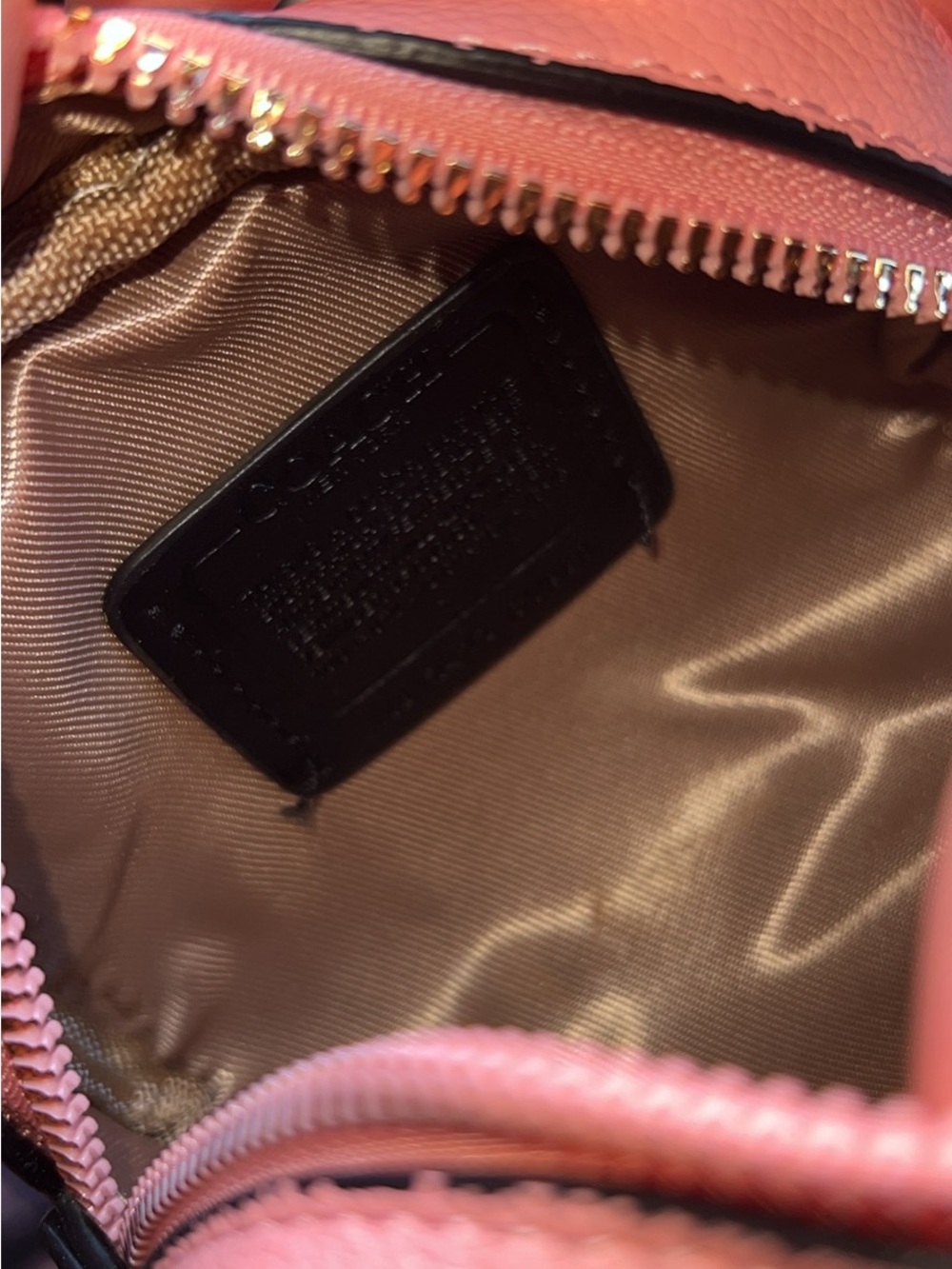 Coach Pink Floral Cosmetic Pouch - Picture 4 of 4